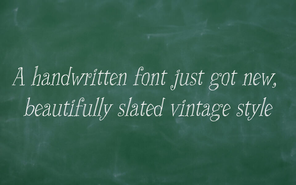 Just Skinny Font