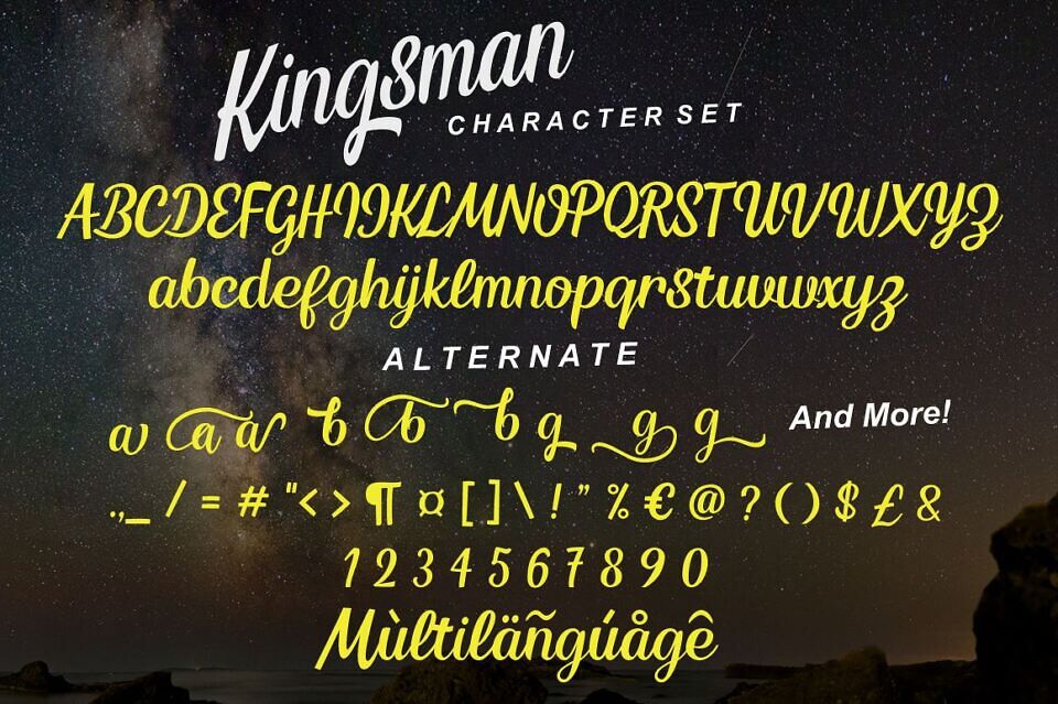Kingsman Font