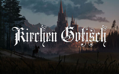 Kirchen Gotisch Font
