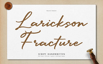 Larickson Fracture Font