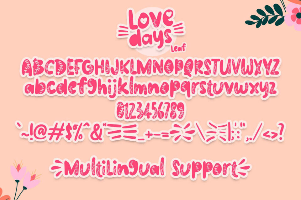 Love Days Font