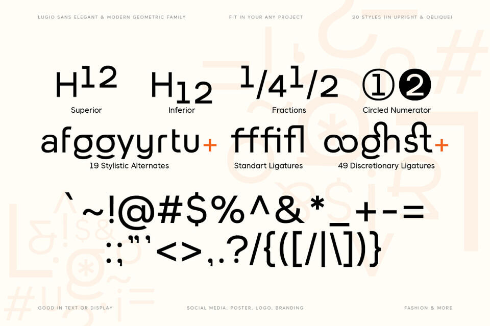 Lugio Sans Font
