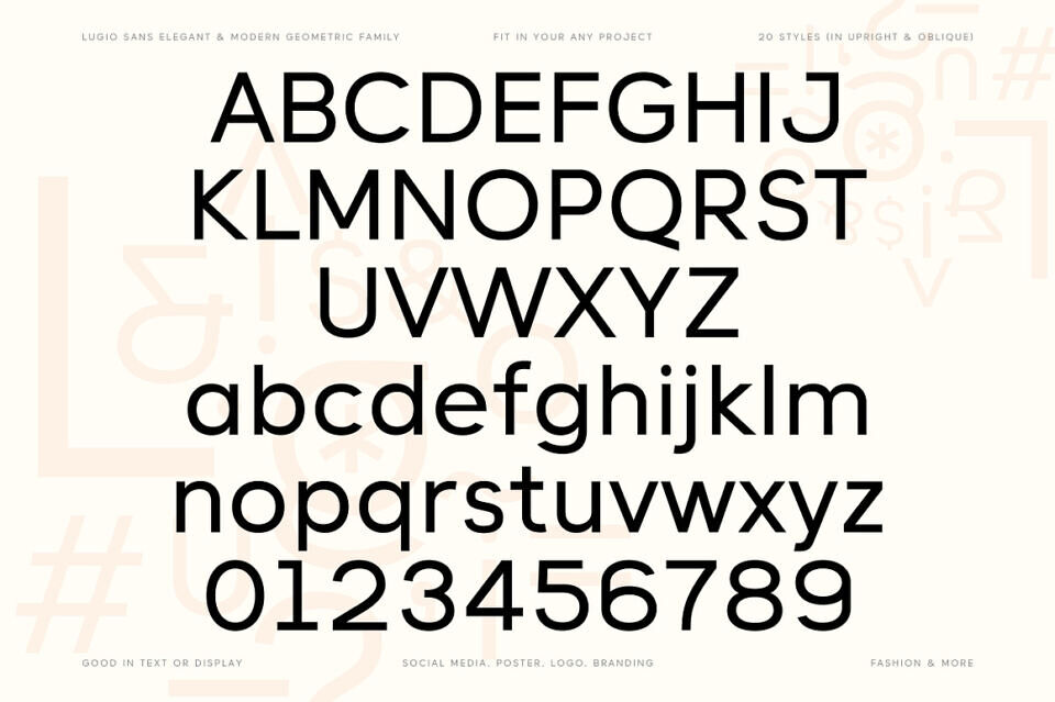 Lugio Sans Font