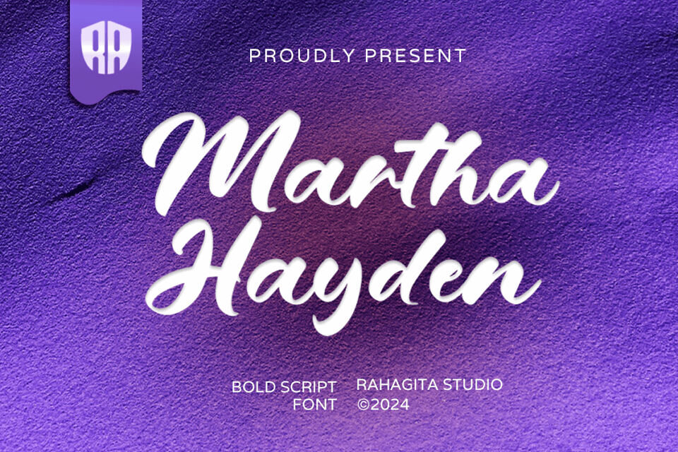 Martha Hayden Font