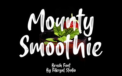 Mounty Smoothie Font