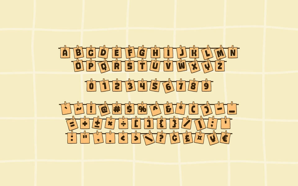 Notedry Font