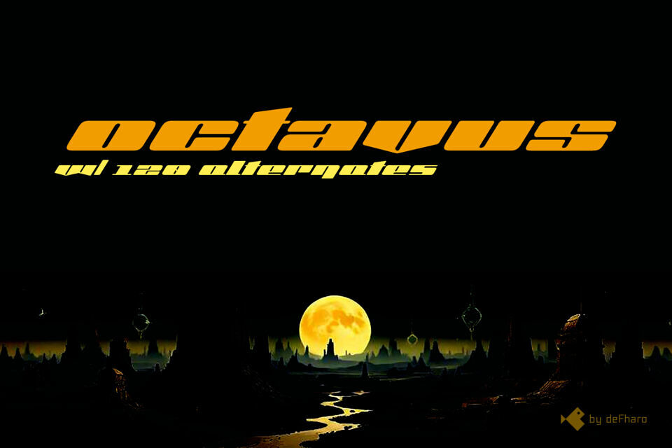 Octavus Black Font