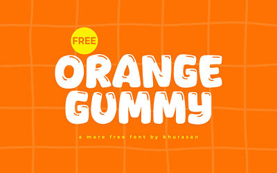 Orange Gummy Font