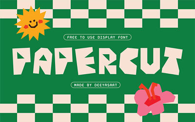Papercut Font
