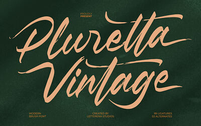 Pluretta Vintage Font