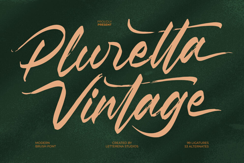 Pluretta Vintage Font