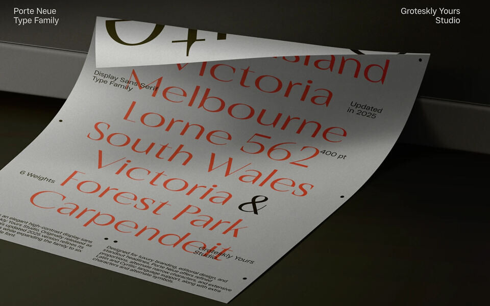Porte Neue Font