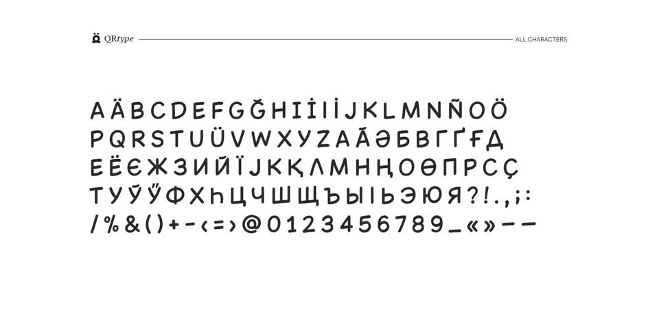 QR Comic Font