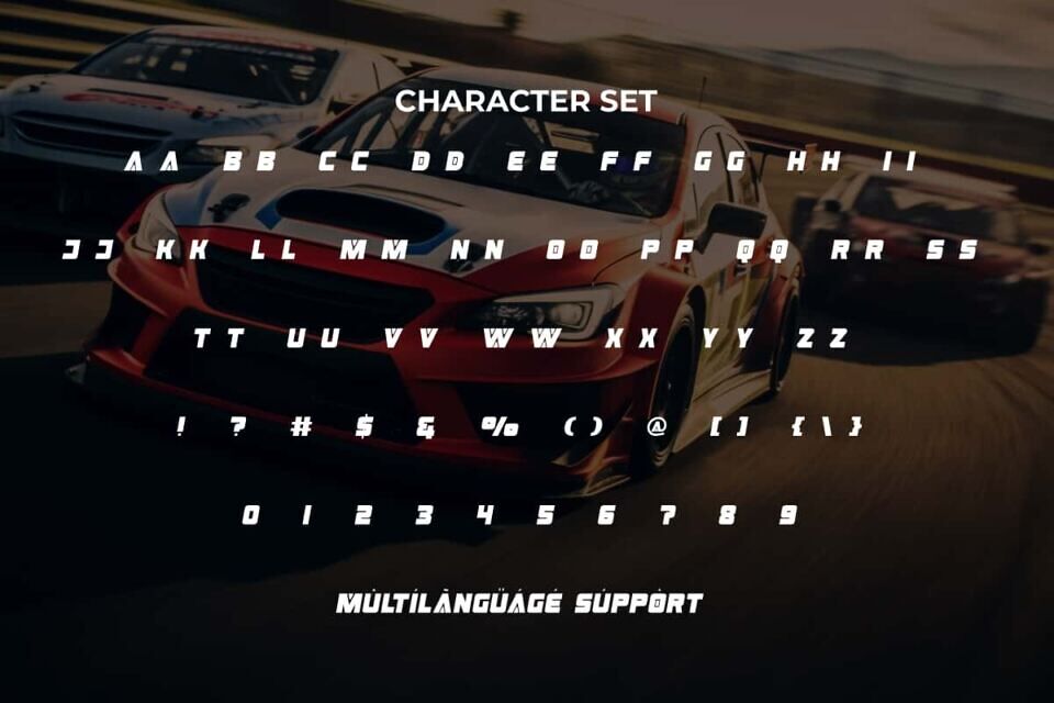Racing Observer Font