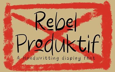 Rebel Produktif Font
