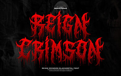 Reign Crimson Font