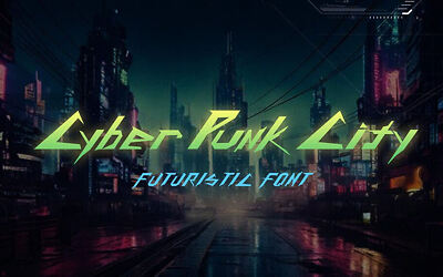 SD Cyber Punk City Font