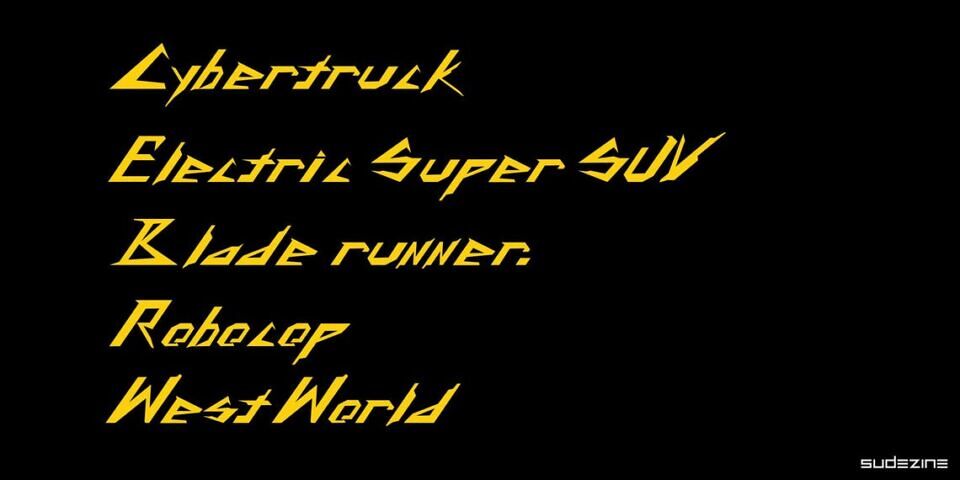 SD Cyber Punk City Font