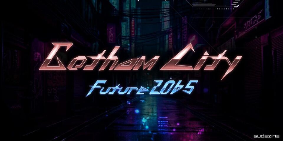 SD Cyber Punk City Font