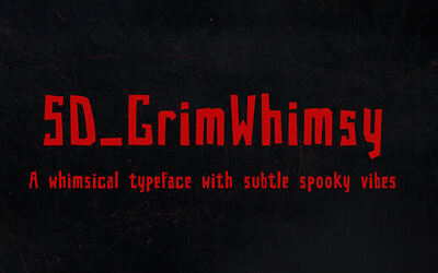 SD Grim Whimsy Font