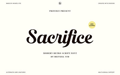 Sacrifice Font