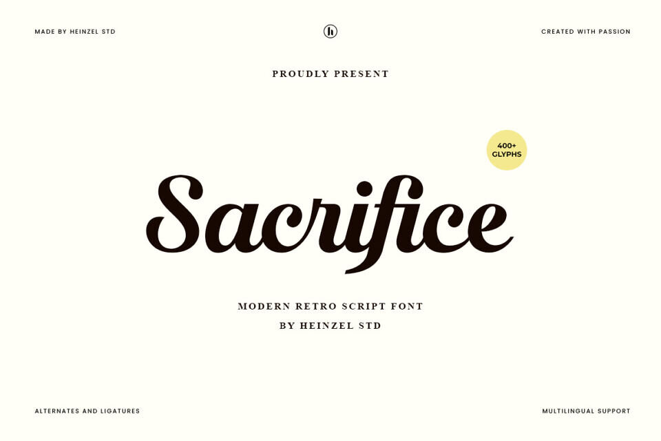 Sacrifice Font