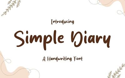 Simple Diary Font