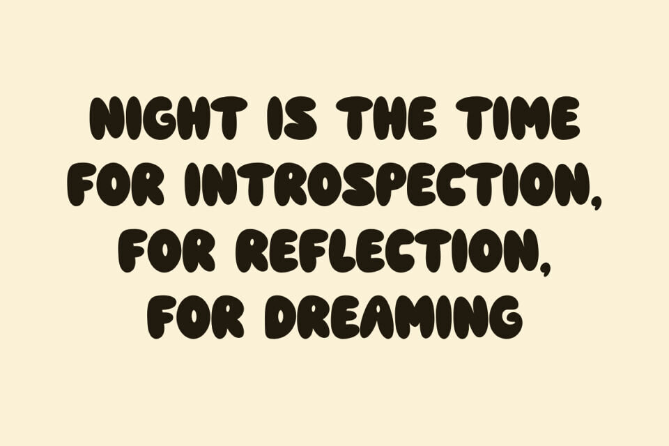 Slient Night Font