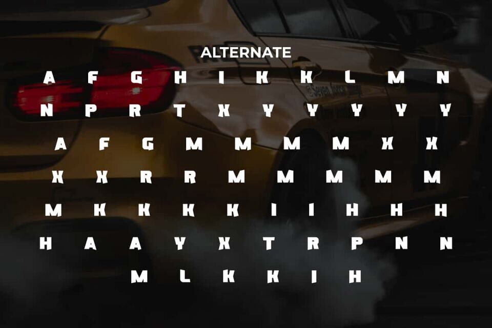 Special Drift Font