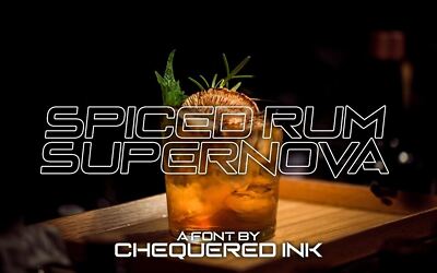 Spiced Rum Supernova Font