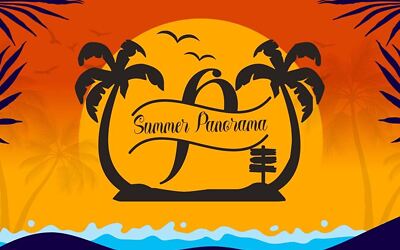 Summer Panorama Monogram Font
