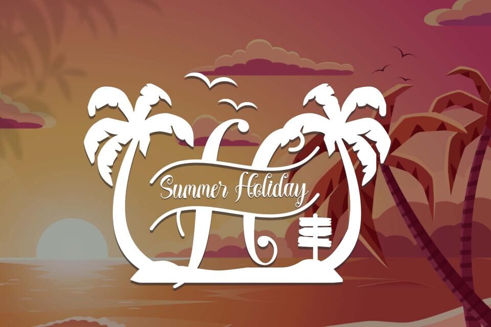 Summer Panorama Monogram Font