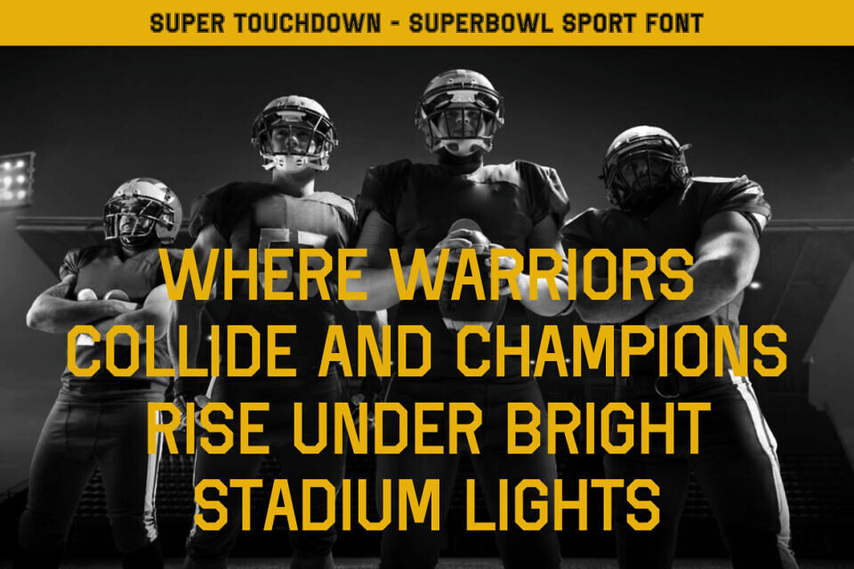 Super Touchdown Font