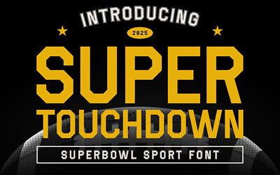 Super Touchdown Font