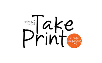 Take Print Font