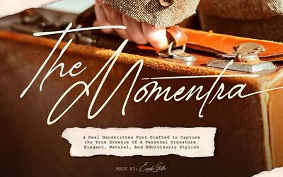 The Momentra Font