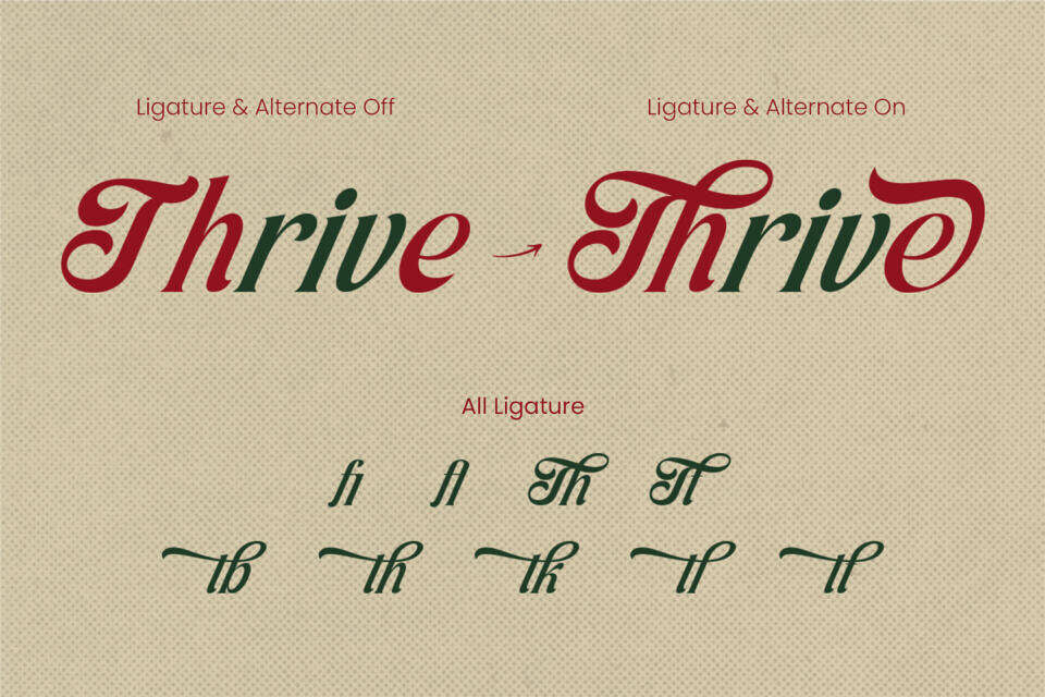 Thrustline Font