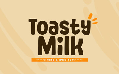 Toasty Milk Font