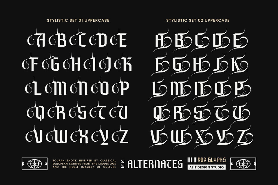 Toerah Shock Font