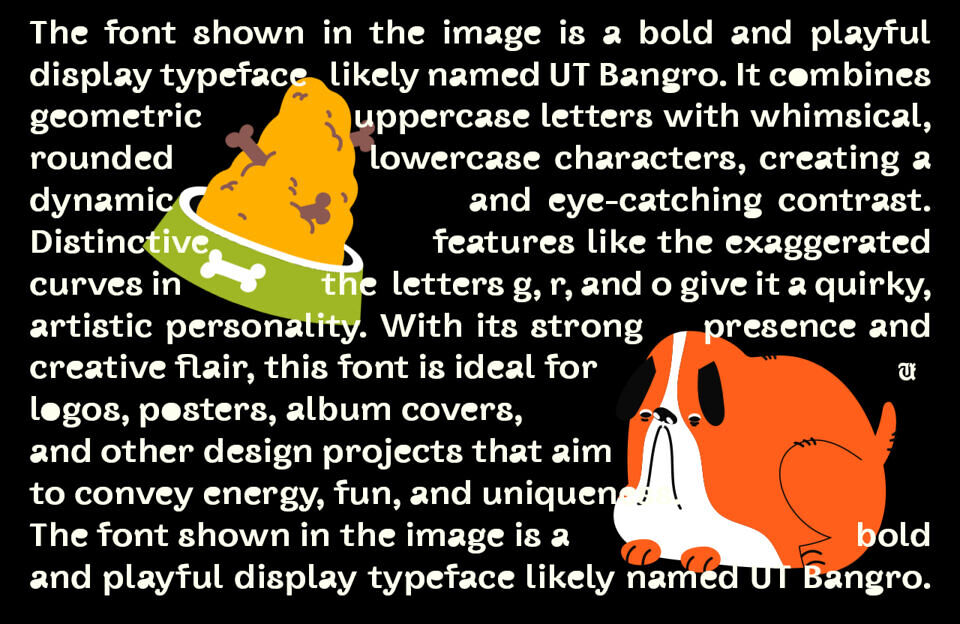 UT Bangro Font