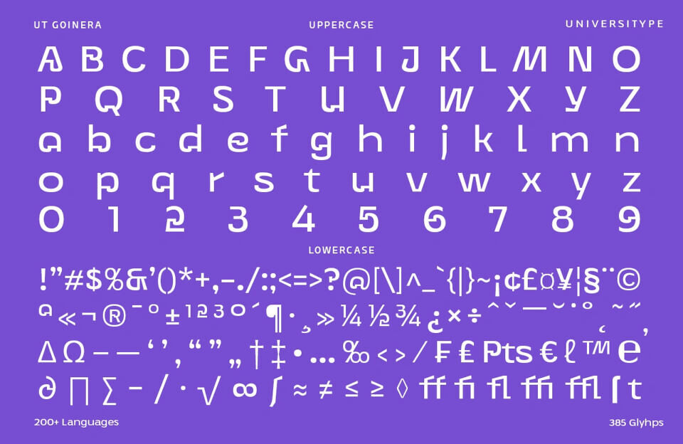 UT Goinera Font