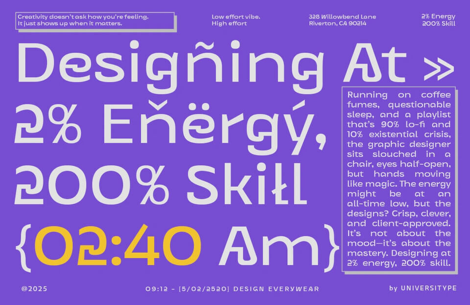 UT Goinera Font