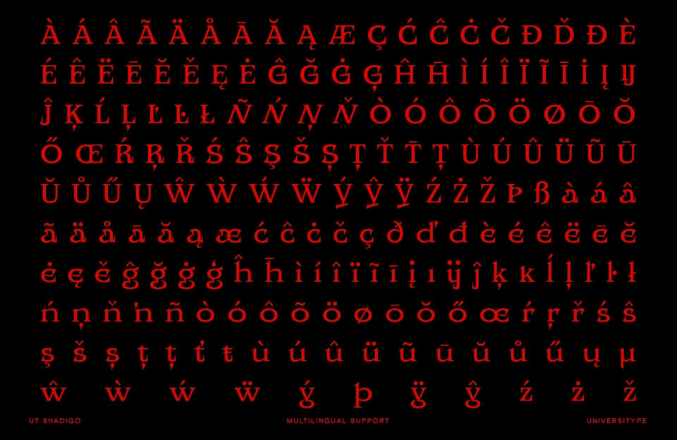 UT Shadigo Font