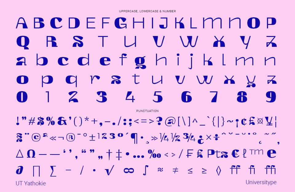 UT Yathokie Font