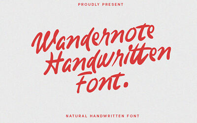 Wandernote Font