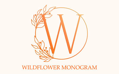 Wildflower Monogram Font