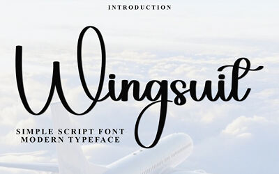 Wingsuit Font