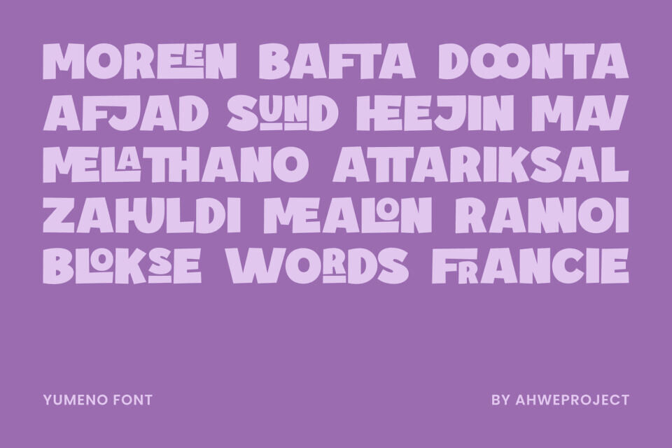 Yameno Font