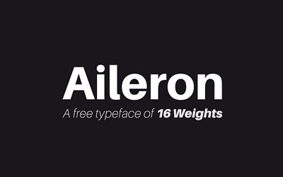 Aileron Font