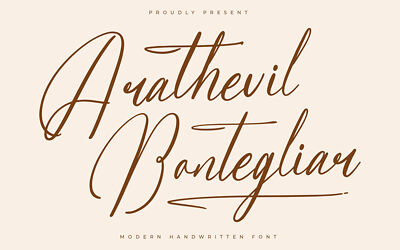 Arathevil Bontegliar Font